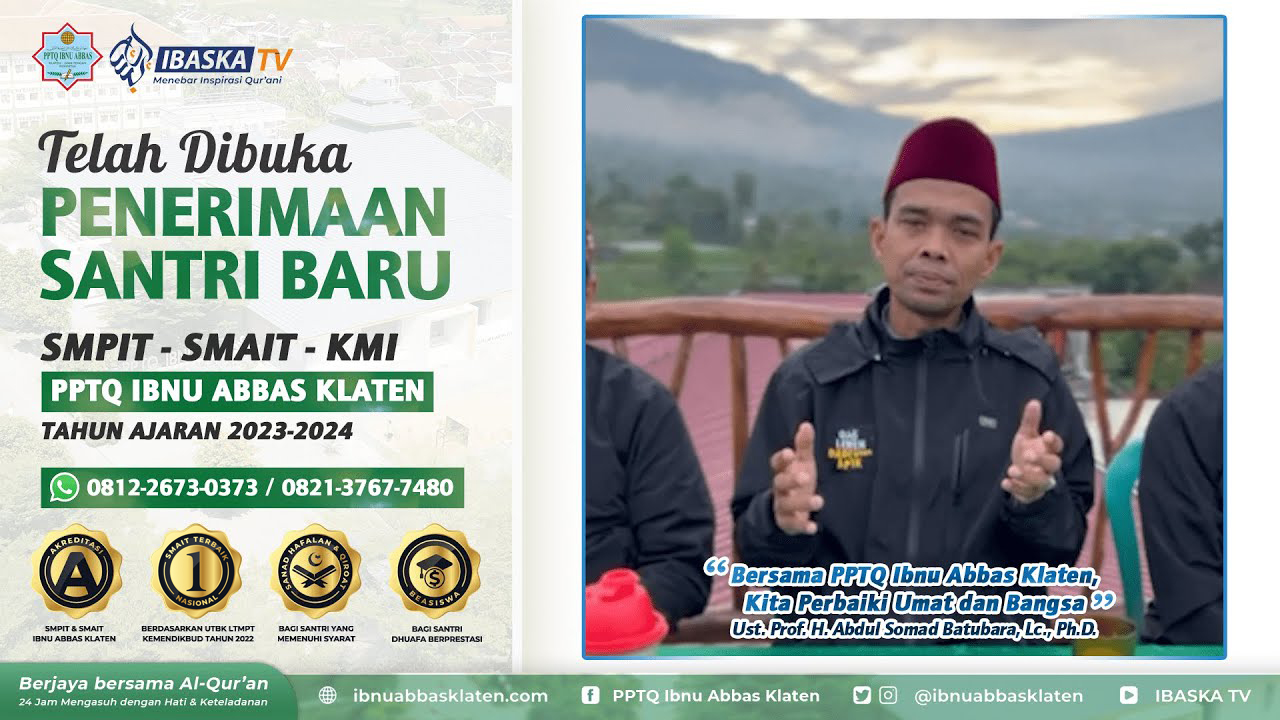 Pptq Ibnu Abbas Klaten Berjaya Dengan Al Qur An