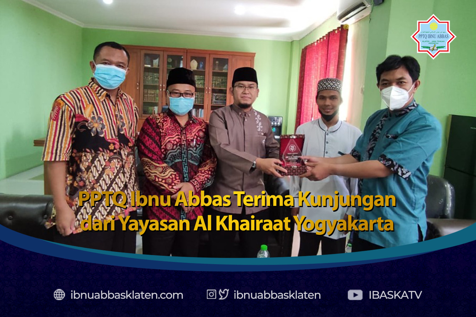 Ibnu Abbas Menerima Silaturahmi dari Yayasan Al Khairaat Yogyakarta