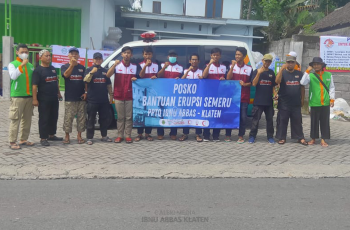 Pengiriman Relawan Santri ke Bencana Erupsi Gn Semeru