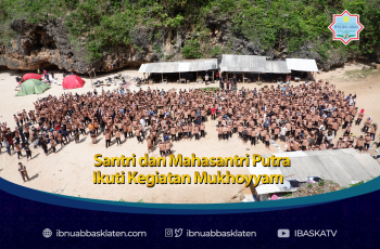 Santri dan Mahasantri Putra Ikuti Kegiatan Mukhoyyam