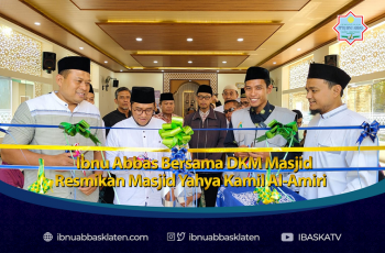 Ibnu Abbas Bersama DKM Masjid Resmikan Masjid Yahya Kamil Al-Amiri