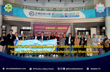 Hadiri Forum Internasional di Taiwan, SMAIT Ibnu Abbas Teken MoU Peningkatan Akademik dan Manajemen