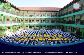 Tahun Ajaran Baru, Santri Ikuti Pembukaan KBM Semester Ganjil