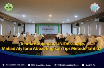 Terima Kunjungan UNIDA Gontor, Mahad Aly Ibnu Abbas Bagikan Tips Metode Tahfidz