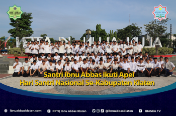 Santri Ibnu Abbas Ikuti Apel Hari Santri Nasional Se-Kabupaten Klaten