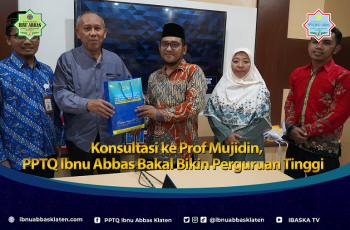 Konsultasi ke Prof Mujidin, PPTQ Ibnu Abbas Bakal Bikin Perguruan Tinggi