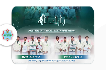 Juara 2 & 3 Dalam Ajang Kreativitas dan Inovasi (Krenova) Tingkat SMA Se-Kabupaten Klaten