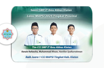 Juara 1 CCI MAPSI Tingkat Kab. Klaten
